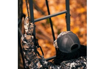 Image of Rivers Edge Treestands Uppercut 1-Man Ladder Stand, Black, Medium, RE632