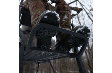 Image of Rivers Edge Treestands Uppercut Ladder Stand, Rivers Edge Grey, 1-Person, RE659