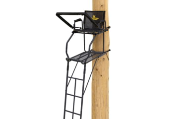 Image of Rivers Edge Treestands Uppercut Ladder Stand, Rivers Edge Grey, 1-Person, RE659