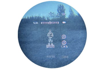 Image of RIX RENV-B 1x25mm Enhanced Night Vision Binoculars, Gen 2+, 64 lp/mm, w/ White Tubes 1400 FOM, Black, Small, RENVBW14