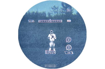 Image of RIX RENV-B 1x25mm Enhanced Night Vision Binoculars, Gen 2+, 64 lp/mm, w/ White Tubes 1400 FOM, Black, Small, RENVBW14