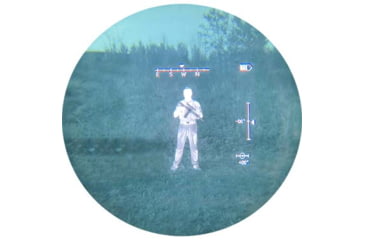 Image of RIX RENV-M 1x25mm Enhanced Night Vision Monocular, Gen 2+, 64 lp/mm, w/ White Tubes 1400 FOM, Black, Small, RENVMW14