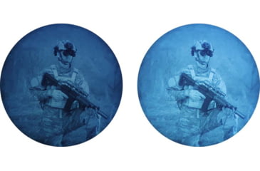 Image of RIX RNV-31 1x25mm Night Vision Binoculars With White Tubes 1400 FOM, Black, Small, RNV31W14