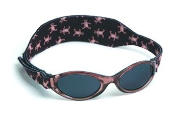 Image of Real Kids Shades 2 - 5 Years My First Shades Boys Sunglasses - Brown Bear Shades w/ Adjustable Band 25BBROWNBEAR