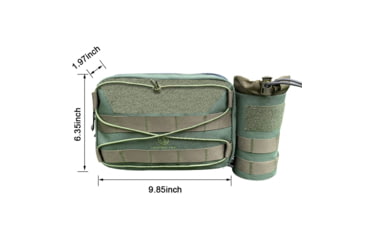 Image of Roaring Fire Blazer Fanny Pack, OD Green, 9.85x6.3x1.97 inch, RF-Fannypack-OD