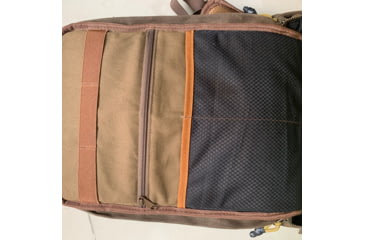 Image of Roaring Fire Dagen Waxed Canvas Backpack, Rustic Brown, 15.75x11.8x3.94 inch, RF-Wax Pack-OD