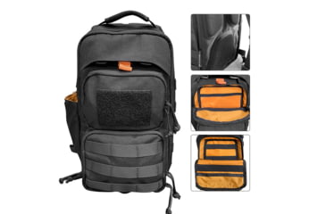 Image of Roaring Fire DarkFire Modular Pack, Black, 13.78x9x3.54 inch, RF-Darkfire-BK