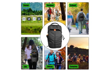 Image of Roaring Fire DarkFire Modular Pack, Black, 13.78x9x3.54 inch, RF-Darkfire-BK