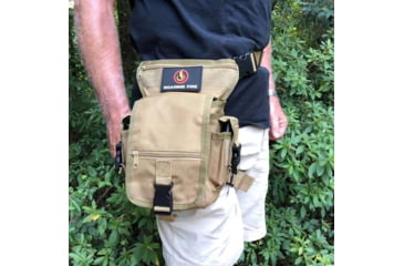 Image of Roaring Fire Drop Leg Bag, Waist Pack, FDE, 5x11.8x6 inch, RF010 DT