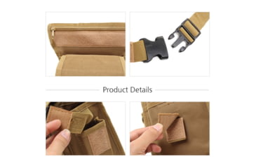 Image of Roaring Fire Drop Leg Bag, Waist Pack, FDE, 5x11.8x6 inch, RF010 DT