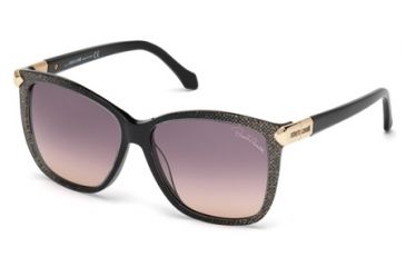 Image of Roberto Cavalli RC902S Sunglasses - Black Frame Color, Gradient Smoke Lens Color