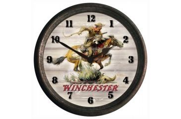 Image of Rivers Edge Winchester Horse &amp; Rider Wall Clock