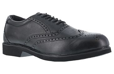 Image of Rockport Mens Dressports Leather Wing Tip Steel Toe Shoes, Black, 10.5 RK6741-BLACK-10.5-MENS-M
