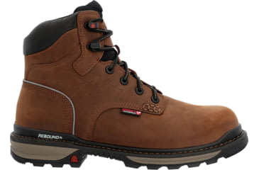 Image of Rocky Boots Rams Horn Waterproof Composite Toe Work Boot - Mens, Crazy Horse, 12, Medium, RKK0388-M-12