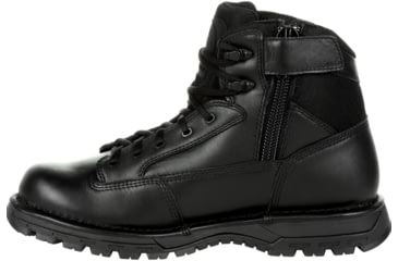 Image of Rocky Boots Portland 6'' Black Side Zip Waterproof Public Service Boot - RKD0071BK15M