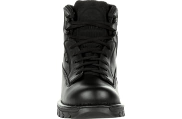 Image of Rocky Boots Portland 6'' Black Side Zip Waterproof Public Service Boot - RKD0071BK15M