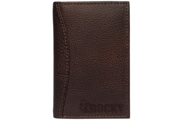Image of Rocky Heavy Pebble Leather Trifold Wallet, Brown, RY6013-200
