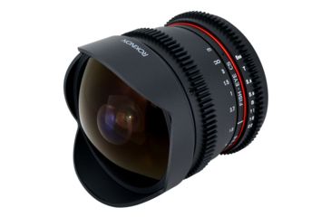 Image of Rokinon 8mm T3.8 Cine Fisheye Camera Lens for Canon EF Mount, Black RK8MV-C