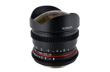 Image of Rokinon 8mm T3.8 Cine Fisheye Camera Lens for Canon EF Mount, Black RK8MV-C