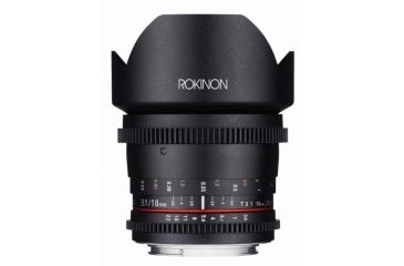 Image of Rokinon Cine DS 10mm T3.1 Cine Camera Lens for Canon EF-S, Black DS10M-C