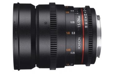 Image of Rokinon DS 24mm T1.5 Cine Camera Lens for Canon EF, Black DS24M-C