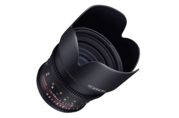 Image of Rokinon DS 50mm T1.5 Cine Camera Lens for Canon EF, Black DS50M-C