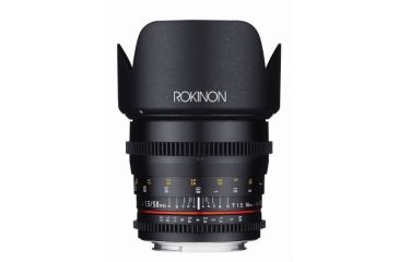 Image of Rokinon DS 50mm T1.5 Cine Camera Lens for Canon EF, Black DS50M-C
