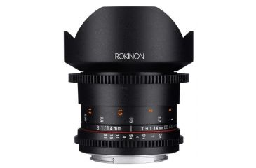 Image of Rokinon DS 14mm T3.1 Cine Camera Lens for Canon EF, Black DS14M-C