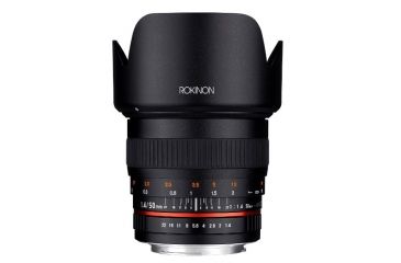 Image of Rokinon 24mm F1.4 ED UMC Wide Angle Camera Lens for Canon EF Mount, Black RK24M-C