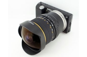 Image of Rokinon 8mm F3.5 Fisheye Camera Lens for Sony E-Mount, Black FE8M-NEX