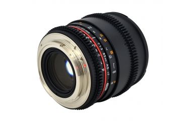 Image of Rokinon 85mm T1.5 Cine Aspherical Camera Lens for Canon EF Mount, Black CV85M-C