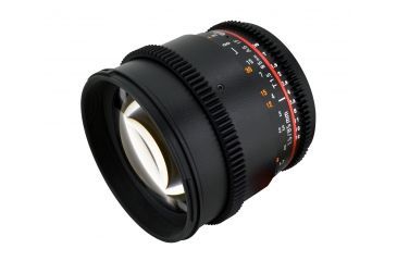 Image of Rokinon 85mm T1.5 Cine Aspherical Camera Lens for Canon EF Mount, Black CV85M-C