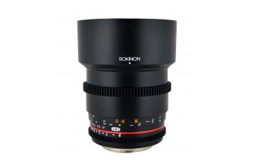 Image of Rokinon 85mm T1.5 Cine Aspherical Camera Lens for Canon EF Mount, Black CV85M-C