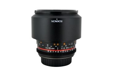 Image of Rokinon 85mm T1.5 Cine Aspherical Camera Lens for Canon EF Mount, Black CV85M-C