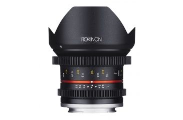 Image of Rokinon 12mm T2.2 Cine Super Wide Angle Camera Lens for Canon M Mount, Black CV12M-M