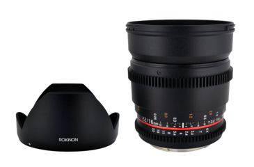 Image of Rokinon 16mm T2.2 Cine Wide Angle Camera Lens for Canon EF Mount, Black CV16M-C