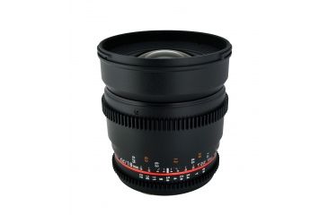 Image of Rokinon 16mm T2.2 Cine Wide Angle Camera Lens for Canon EF Mount, Black CV16M-C