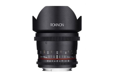 Image of Rokinon 10mm T3.1 Cine Super Wide Angle Camera Lens for Canon EF Mount, Black CV10M-C