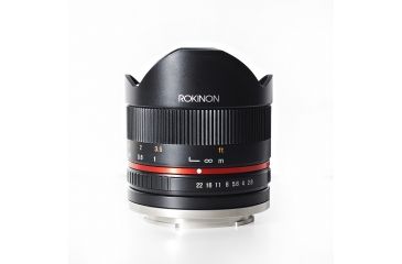 Image of Rokinon Series 2 8mm F2.8 UMC Ultra Wide Angle Fisheye Camera Lens for Sony E-Mount (Black) RK8MBK28-E