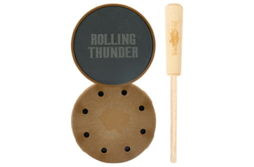 Image of Rolling Thunder Game Thunderdome Slate Pot Call w/ Hickory Striker, Turkey, TCP-TDS
