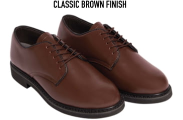 Image of Rothco Brown Uniform Oxford Shoes - Mens, 11.5 US, Regular, 3992-Brown-11.5-Regular