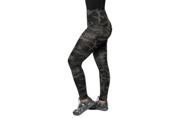Image of Rothco Camo Leggings - Women's, 2XL, Black Camo, 3894-BlackCamo-2XL