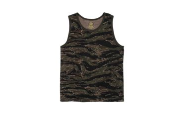 Image of Rothco Camo Tank Top, Tiger Stripe Camo, 2XL, 8724-TigerStripeCamo-2XL