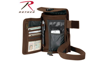 Image of Rothco Canvas Travel Portfolio Bag, Brown, 2125-Brown