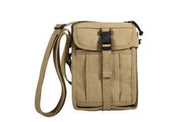 Image of Rothco Canvas Travel Portfolio Bag, Khaki, 2325-Khaki