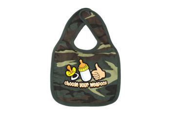 Image of Rothco Choose Your Weapon Infant Bib, 67078