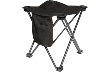 Image of Rothco Collapsible 4 Leg Camp Stool, Black, 45481-Black