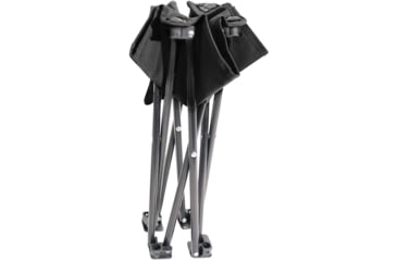 Image of Rothco Collapsible 4 Leg Camp Stool, Black, 45481-Black