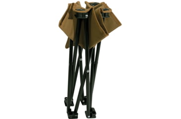 Image of Rothco Collapsible 4 Leg Camp Stool, Coyote Brown, 45480-CoyoteBrown