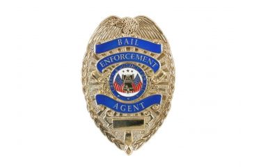 Image of Rothco Deluxe Gold Bail Enforcement Agent Badge, 1947